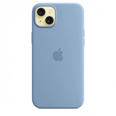 Чехол iPhone 15 Plus Silicone Case with MagSafe - Winter Blue (MT193)