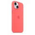 Чехол iPhone 15 Silicone Case with MagSafe - Guava (MT0V3)