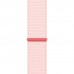 Apple Watch Series 9 GPS + Cellular 41mm Pink Aluminum Case with Light Pink Sport Loop (MRJ13)