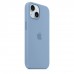 Чехол iPhone 15 Silicone Case with MagSafe - Winter Blue (MT0Y3)