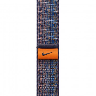 Apple Game Royal / Orange Nike Sport Loop для Apple Watch 42/44/45/49mm (MTL53)