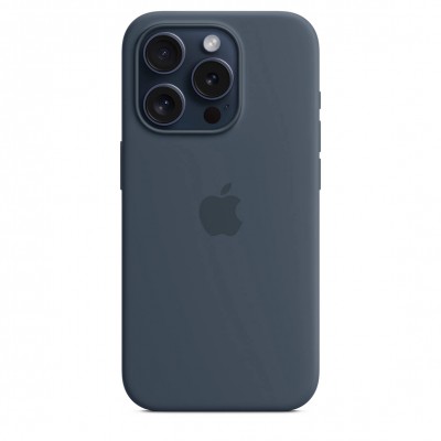 Чохол iPhone 15 Pro Silicone Case with MagSafe - Storm Blue (MT1D3)