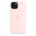 Чехол iPhone 15 Silicone Case with MagSafe - Light Pink (MT0U3)