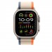 Apple Trail Loop Band S/M для Apple Watch 49mm - Orange/Beige (MT5W3)