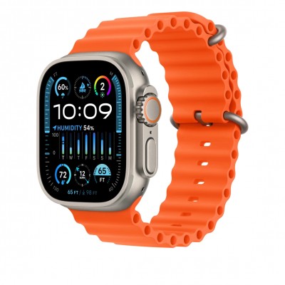 Apple Ocean Band для Apple Watch 49mm - Orange (MT653)