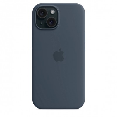 Чехол iPhone 15 Silicone Case with MagSafe - Storm Blue (MT0N3)