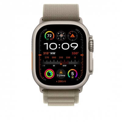 Apple Alpine Loop Band Small Apple Watch 49mm - Olive (MT5T3)