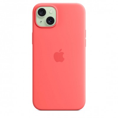 Чехол iPhone 15 Plus Silicone Case with MagSafe - Guava (MT163)