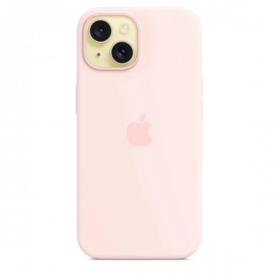 Чехол iPhone 15 Silicone Case with MagSafe - Light Pink (MT0U3)