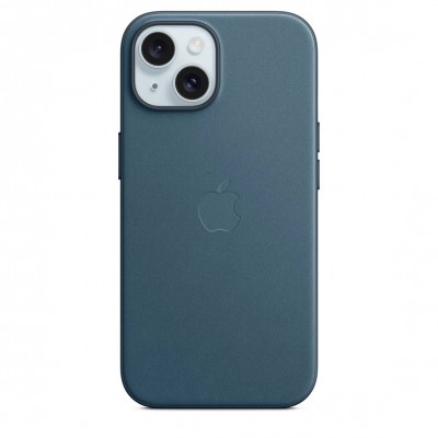 Чехол iPhone 15 FineWoven Case with MagSafe - Pacific Blue (MT3G3)