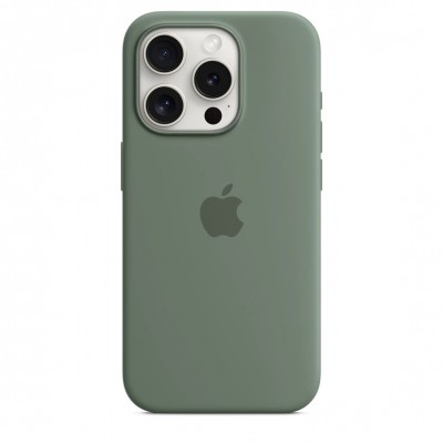 Чехол iPhone 15 Pro Silicone Case with MagSafe - Cypress (MT1J3)