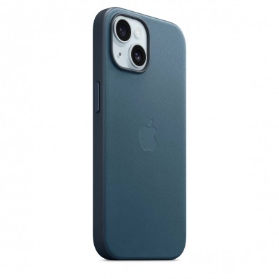 Чехол iPhone 15 FineWoven Case with MagSafe - Pacific Blue (MT3G3)