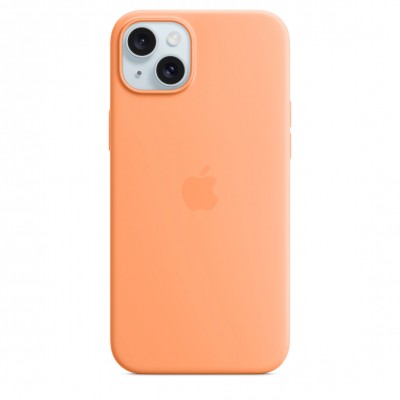 Чехол iPhone 15 Plus Silicone Case with MagSafe - Orange Sorbet (MT173)
