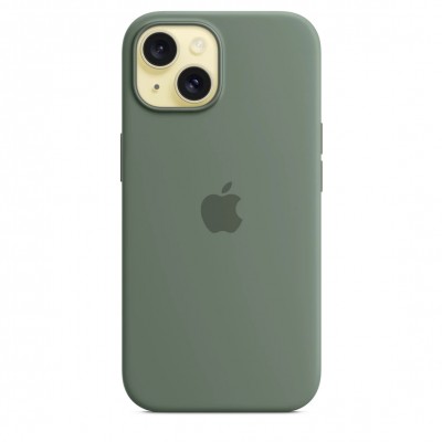 Чехол iPhone 15 Silicone Case with MagSafe - Cypress (MT0X3)
