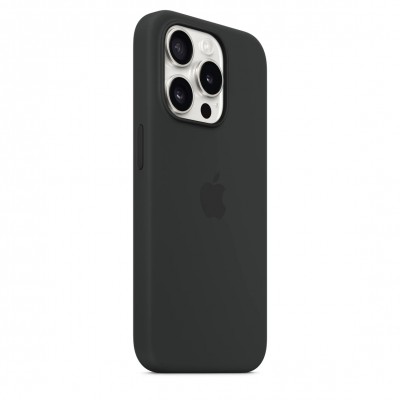 Чохол iPhone 15 Pro Silicone Case with MagSafe - Black (MT1A3)