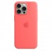 Чехол iPhone 15 Pro Max Silicone Case with MagSafe - Guava (MT1V3)