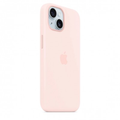 Чехол iPhone 15 Silicone Case with MagSafe - Light Pink (MT0U3)
