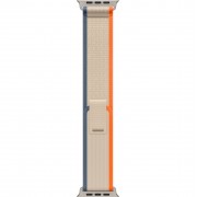 Apple Trail Loop Band S/M для Apple Watch 49mm - Orange/Beige (MT5W3)