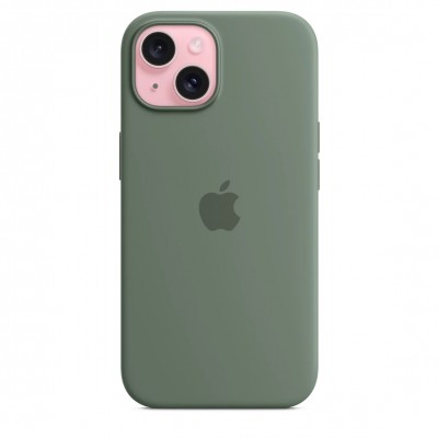 Чехол iPhone 15 Silicone Case with MagSafe - Cypress (MT0X3)