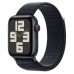 Apple Watch SE 2 GPS + Cellular 44mm Midnight Aluminum Case with Midnight Sport Loop (MRHA3)