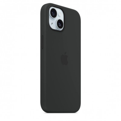 Чехол iPhone 15 Silicone Case with MagSafe - Black (MT0J3)