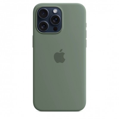 Чехол iPhone 15 Pro Max Silicone Case with MagSafe - Cypress (MT1X3)