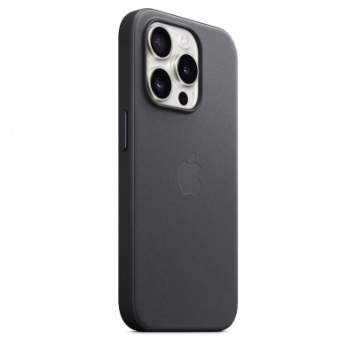 Чохол iPhone 15 Pro FineWoven Case with MagSafe - Black (MT4H3)