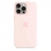 Чехол iPhone 15 Pro Max Silicone Case with MagSafe - Light Pink (MT1U3)