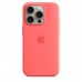Чехол iPhone 15 Pro Silicone Case with MagSafe - Guava (MT1G3)