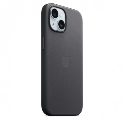 Чехол iPhone 15 FineWoven Case with MagSafe - Black (MT393)