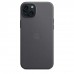 Чехол iPhone 15 Plus FineWoven Case with MagSafe - Black (MT423)