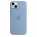 Чехол iPhone 15 Plus Silicone Case with MagSafe - Winter Blue (MT193)