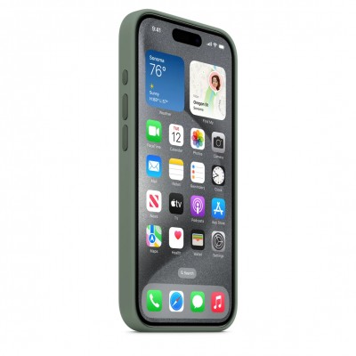 Чехол iPhone 15 Pro Silicone Case with MagSafe - Cypress (MT1J3)