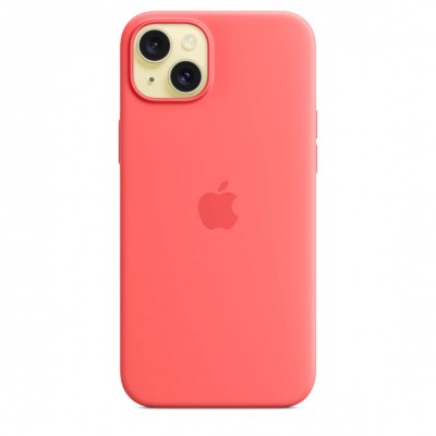 Чехол iPhone 15 Plus Silicone Case with MagSafe - Guava (MT163)