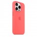 Чехол iPhone 15 Pro Silicone Case with MagSafe - Guava (MT1G3)