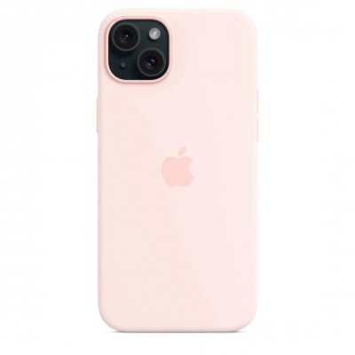 Чехол iPhone 15 Plus Silicone Case with MagSafe - Light Pink (MT143)