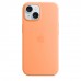 Чехол iPhone 15 Silicone Case with MagSafe - Orange Sorbet (MT0W3)