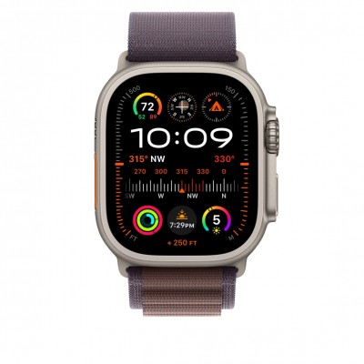 Ремешок Apple Alpine Loop Band Small для Apple Watch 49mm - Indigo (MT5N3)