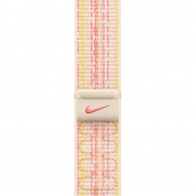 Ремінець Apple Starlight/Pink Nike Sport Loop для Apple Watch 42/44/45/49mm (MUJY3)