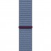 Apple Watch SE 2 GPS + Cellular 40mm Silver Aluminum Case with Winter Blue Sport Loop (MRGP3)