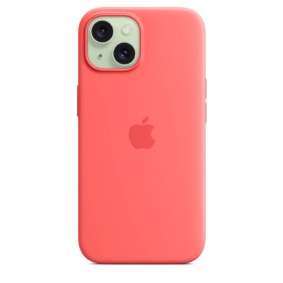 Чехол iPhone 15 Silicone Case with MagSafe - Guava (MT0V3)