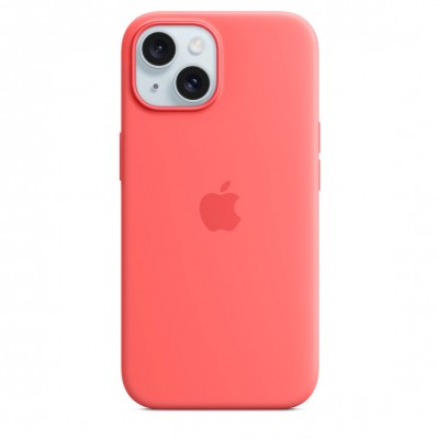 Чехол iPhone 15 Silicone Case with MagSafe - Guava (MT0V3)