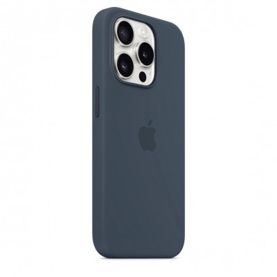 Чохол iPhone 15 Pro Silicone Case with MagSafe - Storm Blue (MT1D3)
