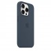 Чохол iPhone 15 Pro Silicone Case with MagSafe - Storm Blue (MT1D3)