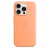Чохол iPhone 15 Pro Silicone Case with MagSafe - Orange Sorbet (MT1H3)