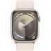 Apple Watch Series 9 GPS + Cellular 41mm Starlight Aluminum Case with Starlight Sport Loop (MRHQ3)
