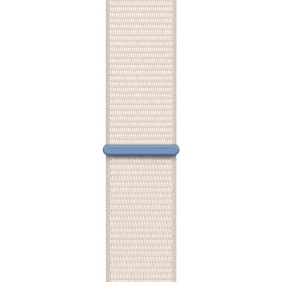 Apple Watch Series 9 GPS + Cellular 41mm Starlight Aluminum Case with Starlight Sport Loop (MRHQ3)