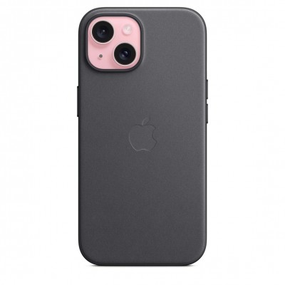 Чехол iPhone 15 FineWoven Case with MagSafe - Black (MT393)