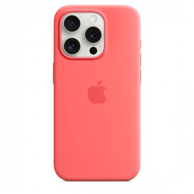 Чехол iPhone 15 Pro Silicone Case with MagSafe - Guava (MT1G3)