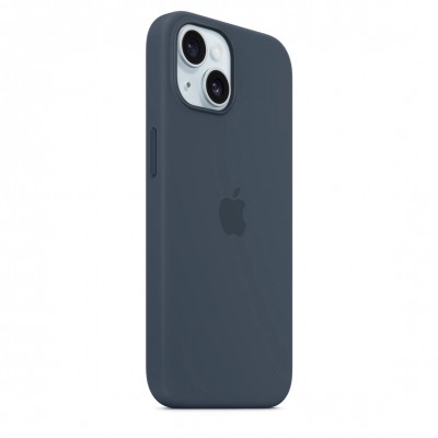 Чехол iPhone 15 Silicone Case with MagSafe - Storm Blue (MT0N3)